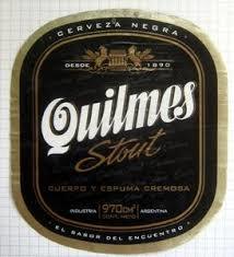 Quilmes Stout beer Label Full Size