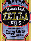 Oskar Blues Mama's Link Yella Pils beer