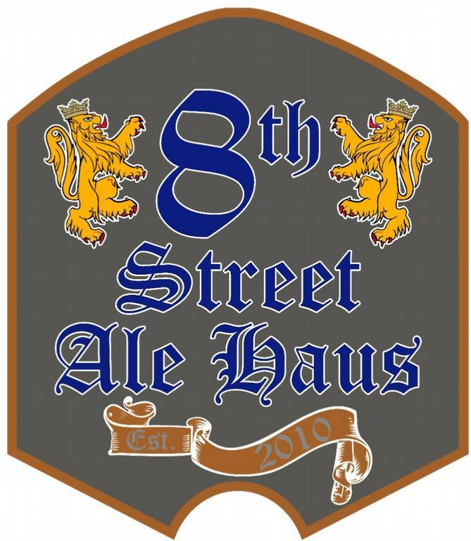8th Street Ale Haus Red Rye IPA beer Label Full Size