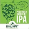 Legal Draft Presumed Innocent beer Label Full Size