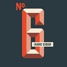 Number 6 Cider Cherry Raspberry beer Label Full Size