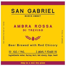 San Gabriel Ambra Rossa beer Label Full Size