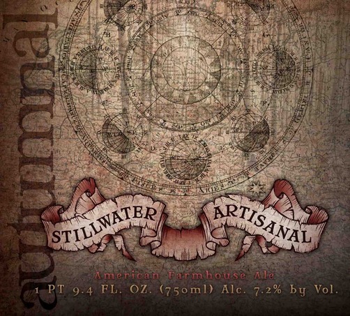 Stillwater Autumnal Red Wine Barrel beer Label Full Size