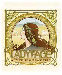 Ladyface Reyes Adobe Red (Imperial Red Ale) beer Label Full Size