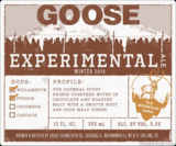 Goose Island Experimental Winter 2016 beer