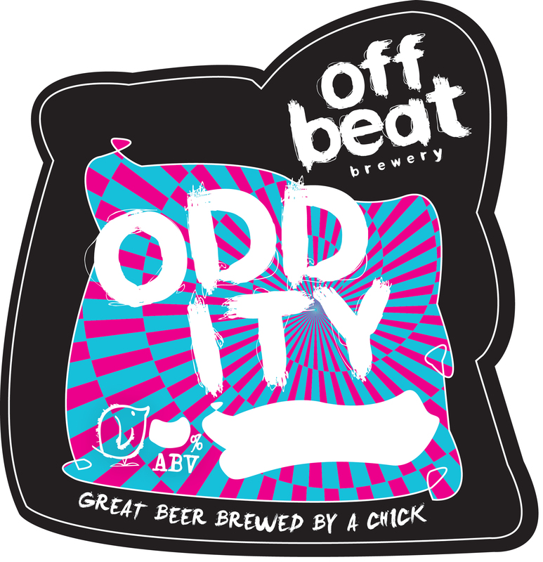 Offbeat Oddity 10 Tropical Wheat beer Label Full Size