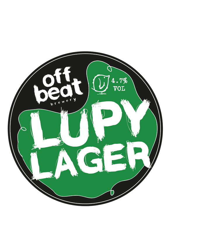 Offbeat Lupy Lager beer Label Full Size