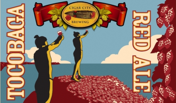 Cigar City Smokabaga beer Label Full Size