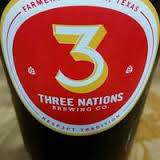 Three Nations Texas X-Mas: Creme Brulee beer Label Full Size