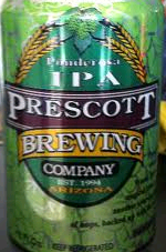 Prescott Ponderosa IPA beer Label Full Size