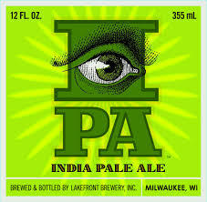 Lakefront India Pale Ale beer Label Full Size