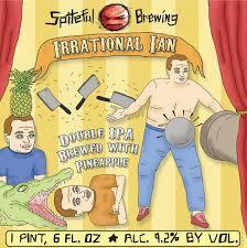 Spiteful Irrational Ian w/ Pineapple beer Label Full Size