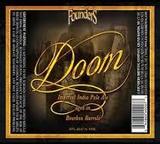 Founders Doom Bourbon Barrel Aged Imperial IPA 2012 beer