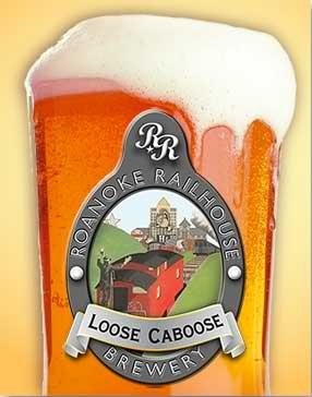 Roanoke Railhouse Loose Caboose beer Label Full Size