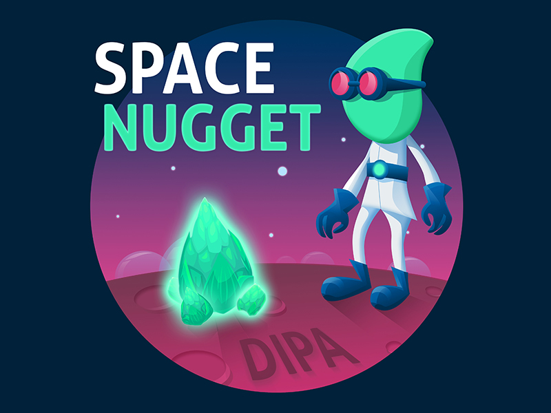 Lost Borough Space Nugget beer Label Full Size