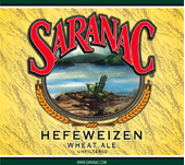 Saranac Hefeweizen beer Label Full Size