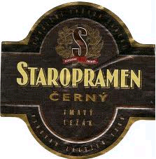 Staropramen Cerny beer Label Full Size