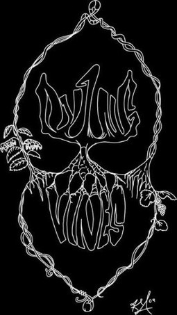 Dying Vines Queen Bess beer Label Full Size