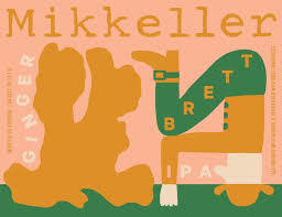Mikkeller + To Øl Ginger Brett IPA beer Label Full Size