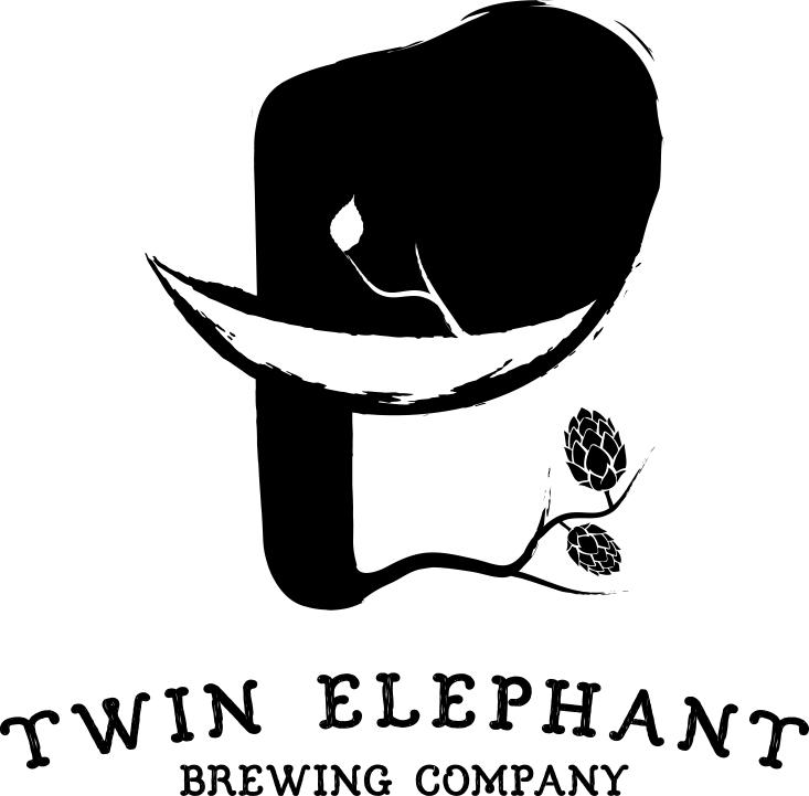 Twin Elephant Set the Vector: (A1, B1, C2, D1) beer Label Full Size