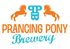 Prancing Pony + Purity India Red Ale beer Label Full Size