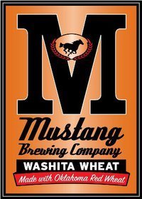 Mustang Washita Wheat beer Label Full Size