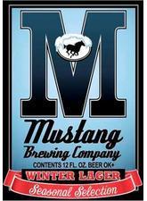 Mustang Winter Lager beer Label Full Size