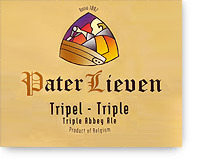 Van den Bossche Pater Lieven Tripel beer Label Full Size
