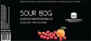Urban Family Sour Bog beer Label Full Size