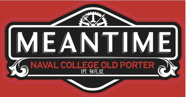 The Old Meantime Naval College Old Porter beer Label Full Size