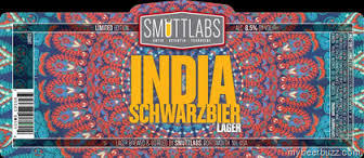 Smuttynose Smuttlabs India Schwarzbier Lager beer Label Full Size