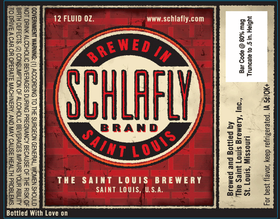 Saint Louis Porter beer Label Full Size