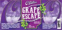 O'Fallon Grape Escape beer Label Full Size