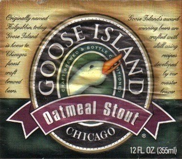 Goose Island Breakfast Oatmeal Stout beer Label Full Size