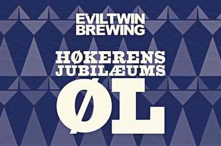 Evil Twin Høkerens Jubilaeums Øl beer Label Full Size