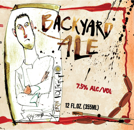 Flying Dog Backyard Ale beer Label Full Size