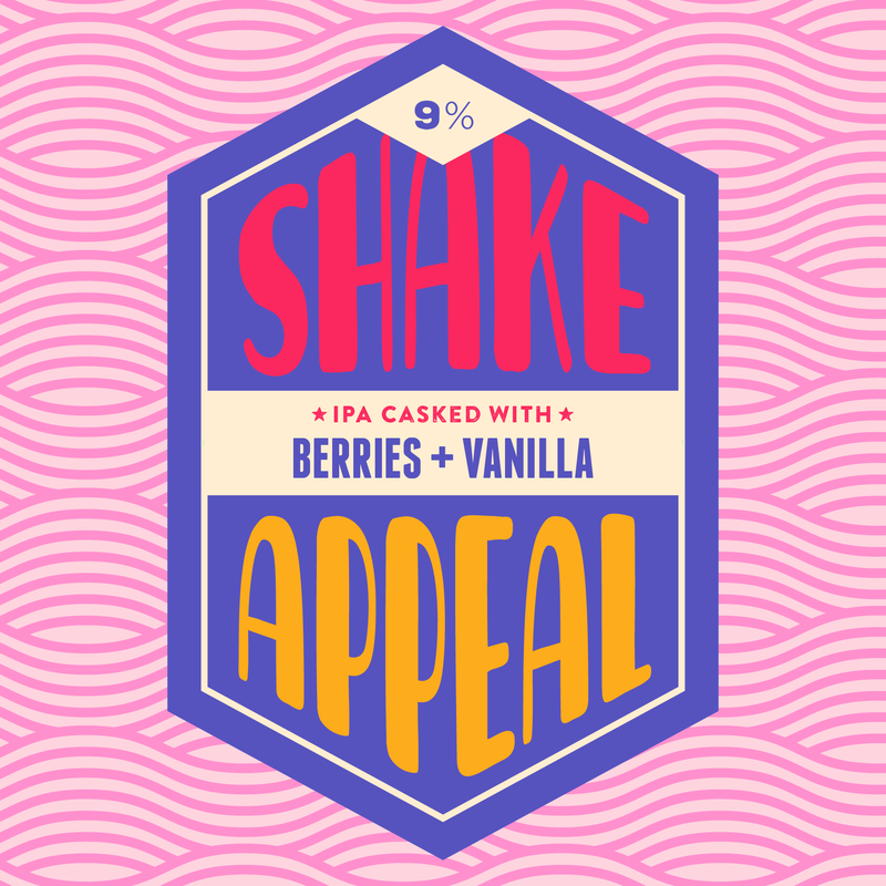 Long Live Shake Appeal beer Label Full Size