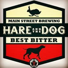 Main Street Hare And The Dog beer Label Full Size