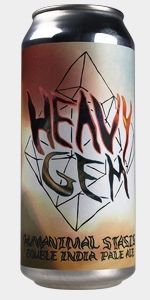 Heavy Gem + Half Acre + Tired Hands Humanimal Stasis beer Label Full Size