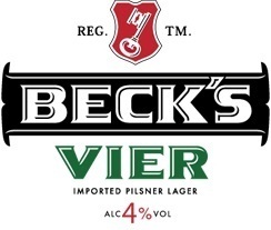 Beck's Vier beer Label Full Size