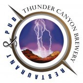 Thunder Canyon Orange U Glad beer Label Full Size