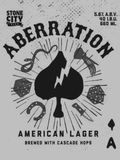 Stone City Aberration American Lager 2016 beer