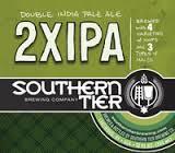 Southern Tier 2XIPA Unfiltered beer Label Full Size