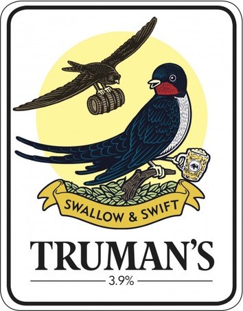 Truman's Swallow & Swift beer Label Full Size