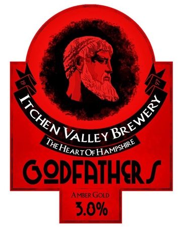 Itchen Valley Godfathers beer Label Full Size