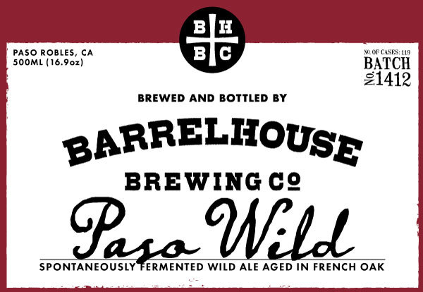 BarrelHouse Paso Wild beer Label Full Size