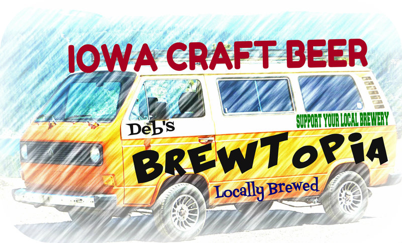 Deb's Brewtopia Session IPA beer Label Full Size