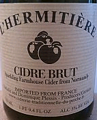 L'Hermitiere Cidre Brut beer Label Full Size