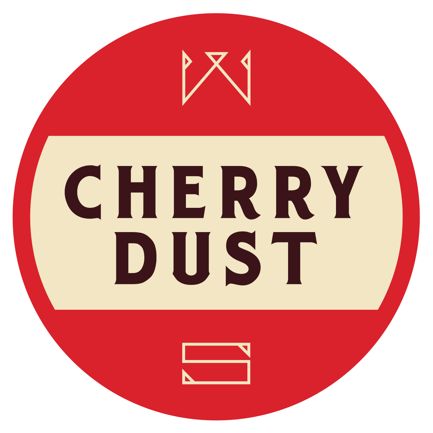 Indeed Wooden Soul: Cherry Dust beer Label Full Size