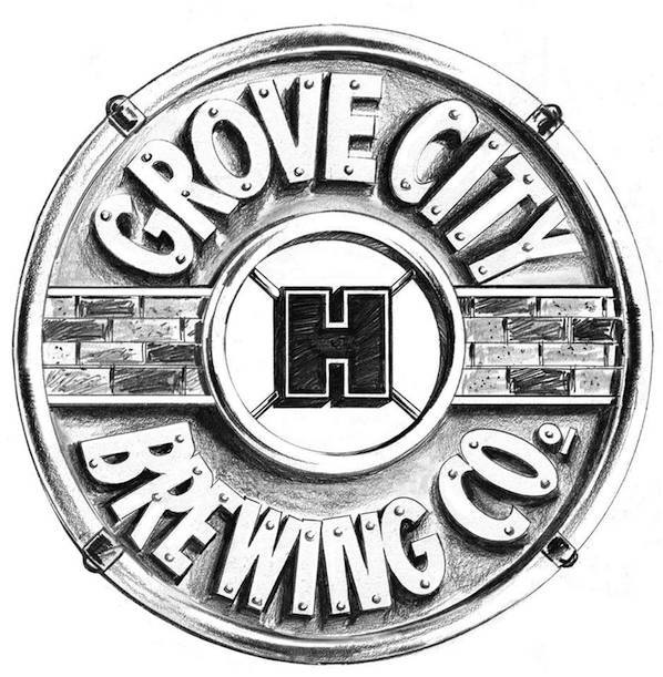 Grove City Rustic Hopped beer Label Full Size
